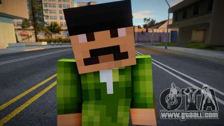 Psycho Minecraft Ped for GTA San Andreas