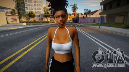 Cute dark-skinned girl for GTA San Andreas