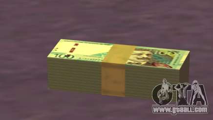 Wad of 100 Peruvian soles v2 bills for GTA San Andreas