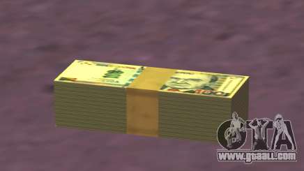 Wad of Peruvian 100 soles bills for GTA San Andreas