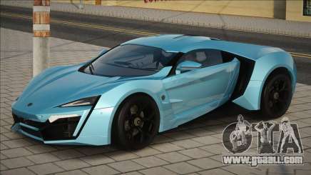 W Motors Lykan HyperSport Ukr Plate for GTA San Andreas