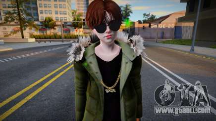 Skin Fivem Green Smokey for GTA San Andreas