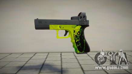 Green Desert Eagle 2 for GTA San Andreas