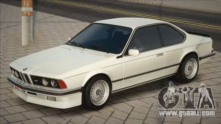 BMW M6 E24 CSI [White] for GTA San Andreas
