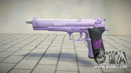 Purple Gun Desert Eagle for GTA San Andreas