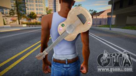 Guitar on your back for GTA San Andreas