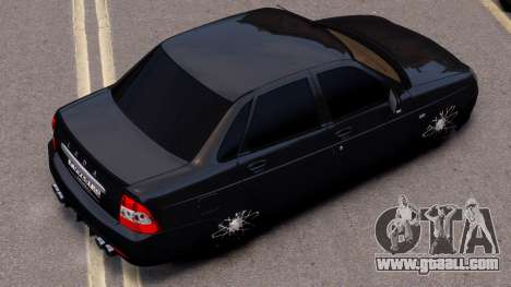 Lada Priora Black for GTA 4
