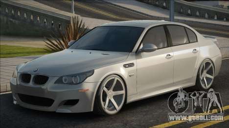 BMW M5 E60 Silver Edit for GTA San Andreas
