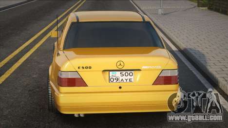 Mercedes-Benz E500 W124 KZ Plate for GTA San Andreas