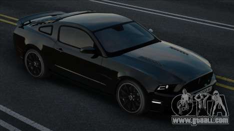 Ford Mustang GT Black [Ukr Plate] for GTA San Andreas
