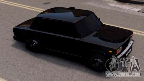 Vaz 2107 [Black] for GTA 4