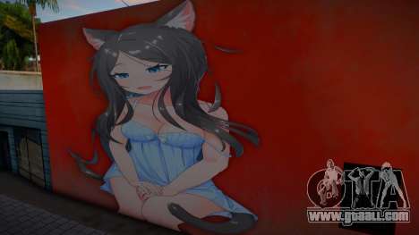 Anime Girl Wall Art pt. 4 for GTA San Andreas