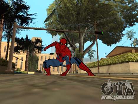 SPIDER-MAN (JOHN ROMITA SR COMICBOOK STYLE) for GTA San Andreas