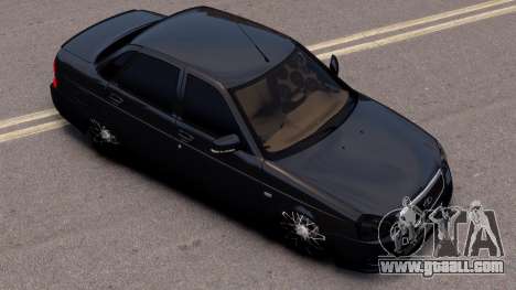 Lada Priora Black for GTA 4