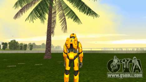 Master Chief Yellow for GTA Vice City