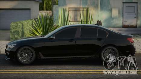BMW 750I XDrive Black for GTA San Andreas