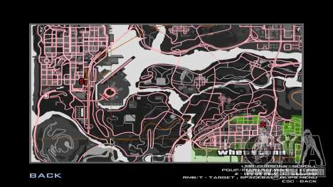 Gray-Pink Map for GTA San Andreas