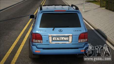 Lexus LX570 [Blue ver] for GTA San Andreas