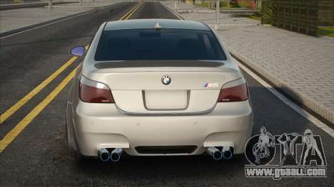 BMW M5 E60 Silver Edit for GTA San Andreas