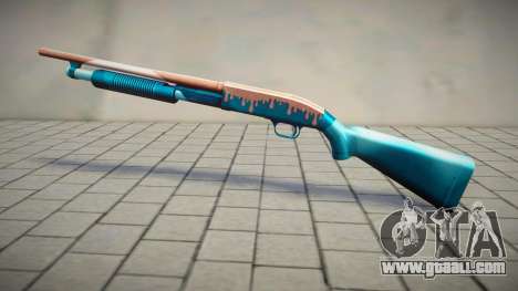 Blue Chromegun 1 for GTA San Andreas