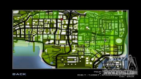 Grenn Map Advance RP (58 points) for GTA San Andreas