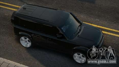 Land Rover Defender [Black] for GTA San Andreas