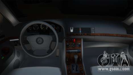 Mercedes-Benz S600 Dubai Plate for GTA San Andreas