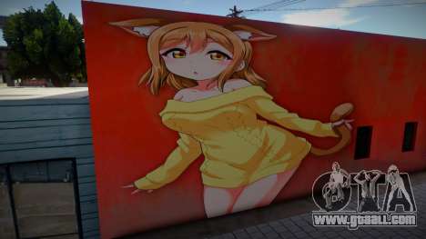 Anime Girl Wall Art pt. 3 for GTA San Andreas