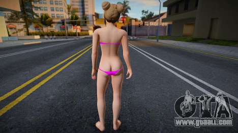 Marie Rose Tiny Pink Bikini for GTA San Andreas