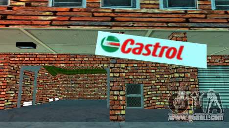 Docks Pay N Spray Castrol Mod for GTA Vice City