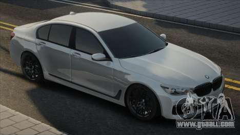 BMW 750I XDrive White for GTA San Andreas