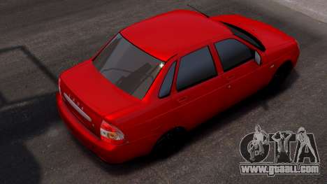 Lada Priora Red Color for GTA 4