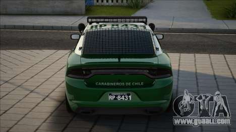 Dodge Charger De carabineros de chile [Con rejas for GTA San Andreas