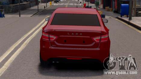 Lada Vesta Red for GTA 4