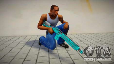 Green-Blue Cuntgun for GTA San Andreas