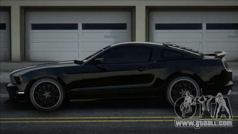 Ford Mustang GT Black [Ukr Plate] for GTA San Andreas