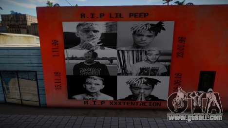 LIL PEEP & XXXTENTACION WALL ART for GTA San Andreas