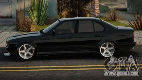 BMW 525I E34 1992 Black for GTA San Andreas