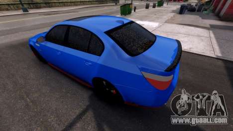 BMW M5 E60 Blue for GTA 4