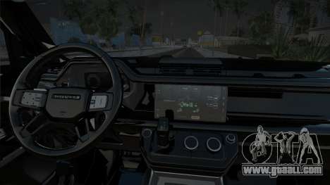 Land Rover Defender [Black] for GTA San Andreas
