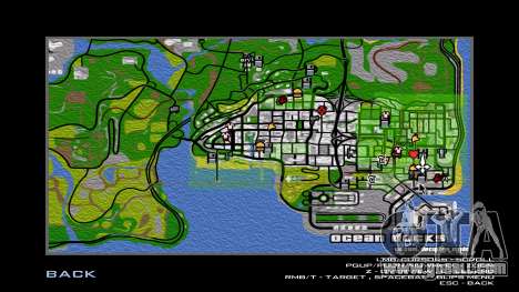 Drawn Map for GTA San Andreas