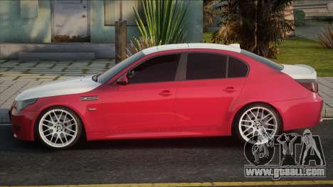 BMW M5 Red-White for GTA San Andreas