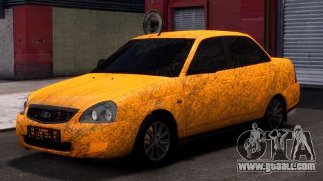 Lada Priora Yellow for GTA 4