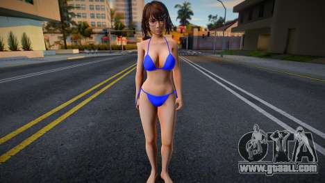 Tsukushi blue bikini for GTA San Andreas