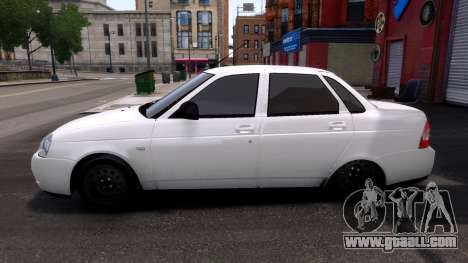 Lada Priora White for GTA 4