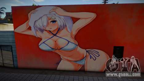 Anime Girl Wall Art pt. 2 for GTA San Andreas