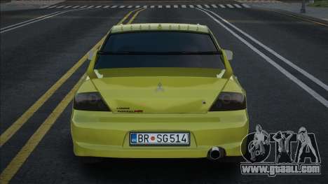 Mitsubishi Lancer EVO IX [Yellow] for GTA San Andreas