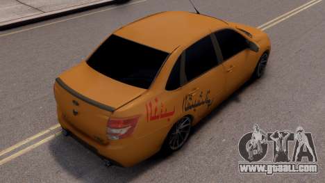 Lada Granta Sport Yellow for GTA 4