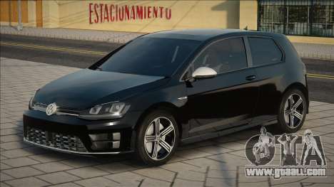 Volkswagen Golf R Black for GTA San Andreas