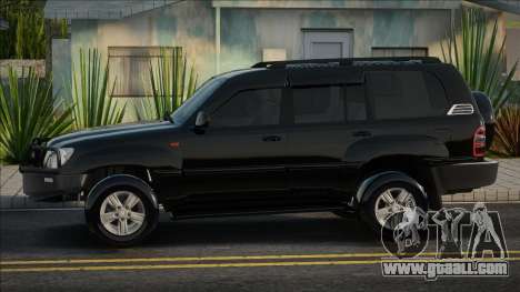 Toyota Land Cruiser 100 Black for GTA San Andreas
